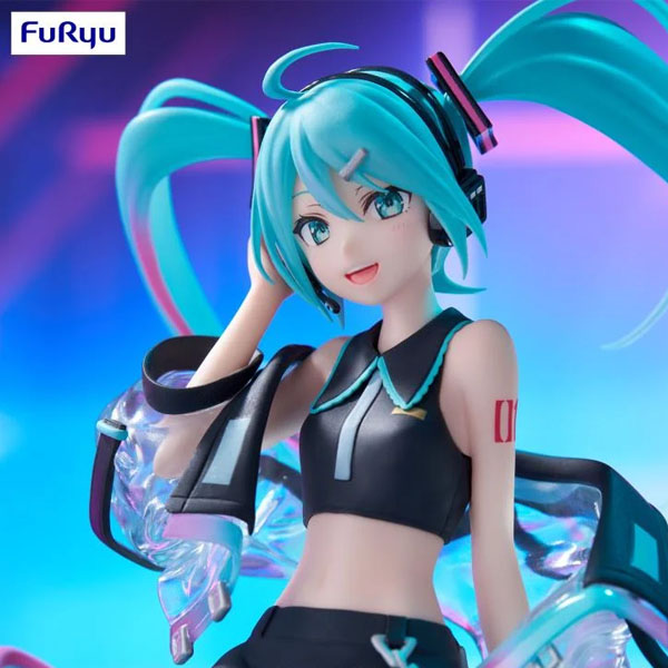 FuRyu Vocaloid Neon Cyber Hatsune Miku Noodle Stopper Figure